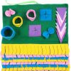 IFOYO Dog Feeding Mat, Dog Snuffle Mat Small Dog Training Pad Pet Nose Work Blanket Non Slip Pet Activity Mat for Foraging Skill, Stress Release Ideal for Dogs (S, Green, 17.7x19.7in / 45x50cm)