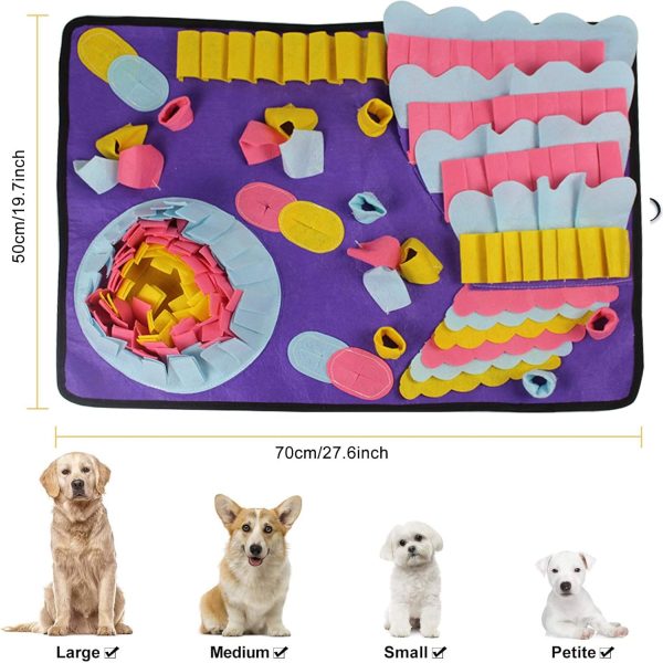 HomeMall Snuffle Mat for Dogs Pet Feeding Mat Dogs Puzzle Toys Puppy Training Pad