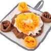 BESPORTBLE 3pcs Pet Sniffing Pad Pet Snuffle Mat Interactive Nose Work Mat Pet Foraging Mat Toy Foraging Mat for Blanket Pet Activity Mat Dog Little Pet Mat Bunny Foraging Mat Polar Fleece