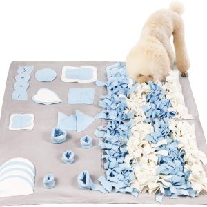 Cutiful Snuffle Mat for Small Large Dogs Nosework Feeding Mat Easy to Fill and Machine Washable Training Mats Pet Activity/Toy/Play Mat, Great for Stress Release