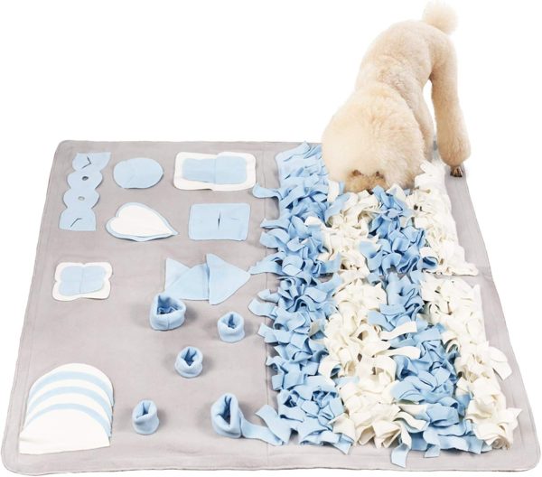 Cutiful Snuffle Mat for Small Large Dogs Nosework Feeding Mat Easy to Fill and Machine Washable Training Mats Pet Activity/Toy/Play Mat, Great for Stress Release