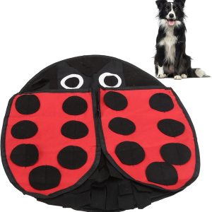 Dog Feeding Mat, Dog Treat Dispenser Pet Sniff Mat Easy To Help Pet Eating Durable Pet Activity Mat with Polyester Material for Foraging for Dog