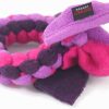 DogDirect London Dog Tug Toy Ring, Puppy, Dog Rope, Tugger, Dog Training, Soft, Hand Made (Small, Purple) RS2