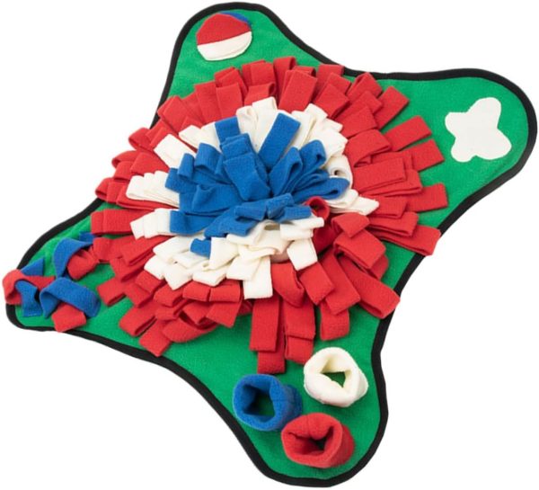 HANABASS 1pc Dog Sniffing Pad Pet Snuffle Bowl Dogman Toys Pet Activity Mat Train Sniffing Foraging Mat Puppy Snuffle Mat Bunnies Toys Doggie Treats Dog Training Blanket Polar Fleece