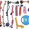 HEIMI Dog Rope Toy for Puppy Teething, 12 Pack Indestructible Dog Toys for Puppy Chewers, Interactive Tug of War Toys for Puppies Small Dogs Durable Chew Toys for Boredom Chew Teething