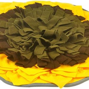 KUANDARYJ Fashion Pet Snuffle Mat, Dog Feeding Mat Dog Training Pad Pet Nose Work Blanket Non Slip Pet Activity Mat for Foraging Skill, Stress Release Comfortable