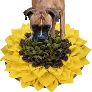 LIVEKEY Ali Snuffle Mat Dog Slow Feeding Training Mat, Pet Snuffle Mat Nosework Blanket Non Slip Pet Activity Mat for Foraging Skills, Stress Release