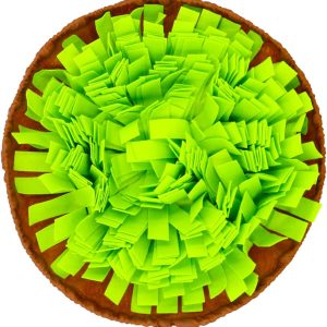 Newooe Snuffle Mat for Dogs Pet Snuffle Mat Food Sniffing Feeding Mat Natural Foraging Skills Slow Feeding Puppy Training Mat for Boredom and Stress Relief Encourages Dogs