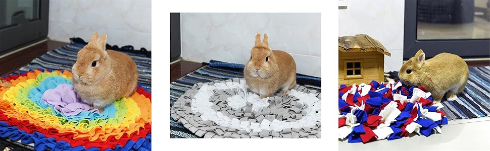 rabbit snuffle dog foraging mat