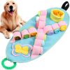 PW TOOLS Pet Activity Mat | Anti-choking Pet foraging Mat Interactive - Dog Puzzle Toy Training Mat Encourages Natural foraging Skills Slow Feeder for Small Medium Dogs Cats