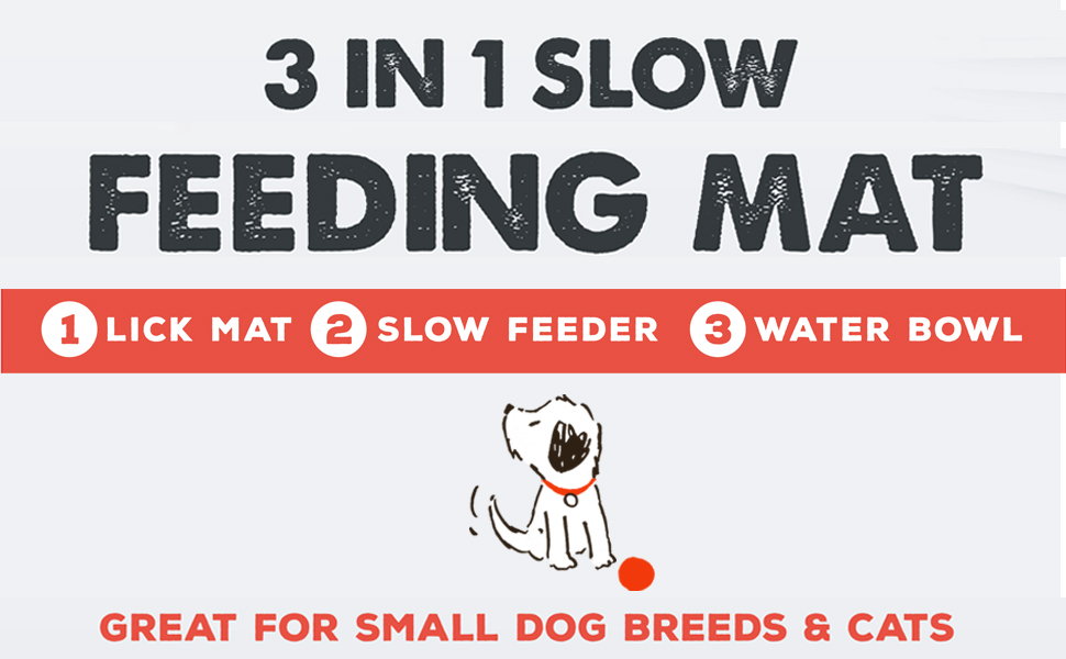 3 in 1 Slow Feeding Mat