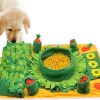 Pet Activity Mat | Interactive Dog Enrichment Pet Foraging Blanket,Nosework Feeding Mat, Sniffing Mat With 2 Squeaky Carrot For Dogs, Small Pets Treat Toy For Feeding, Dog Mental Stimulation