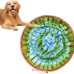 Snuffle Mat for Dogs, Washable Dog Snuffle Mat for Slow Feeding, Interactive Dog Toys for Boredom, Dog Game Toy for Large Medium and Puppies(48 x 48cm)