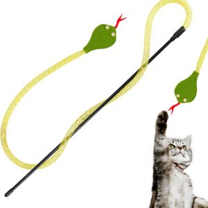 tongfeng Cat Wand Toy - Extra Long Cat Teasing Stick,Pet Supplies For Cat, Kitten, Reduce Boredom, Release Cat Hunting Instincts